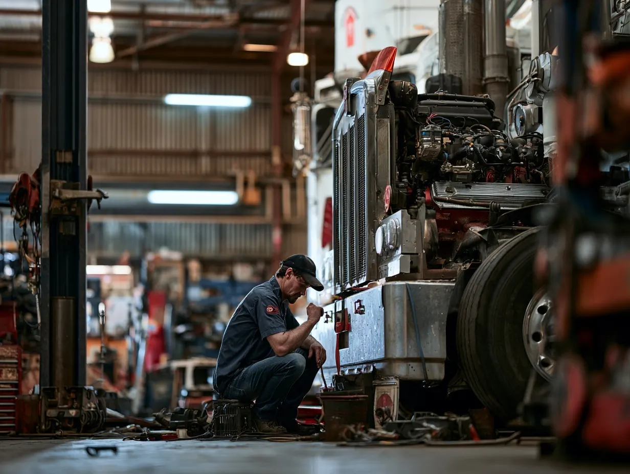 A Truck Off the Road *Stops Earning*